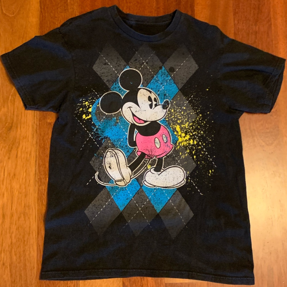 Mickey Mouse Paint Splatter T-shirt